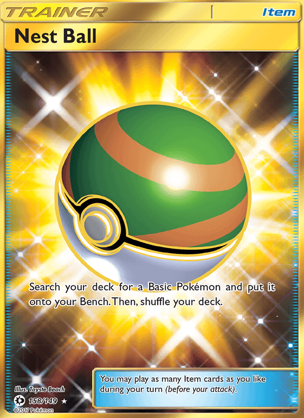 Nest Ball, card 158 from Sun & Moon