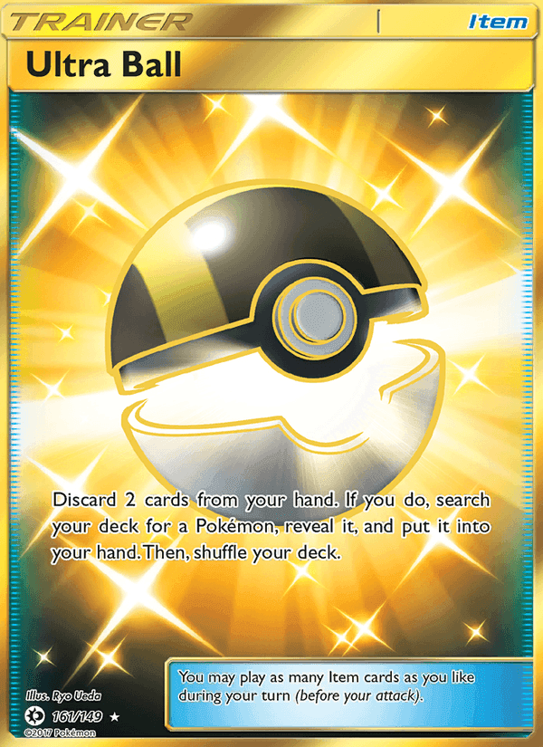 Ultra Ball, card 161 from Sun & Moon