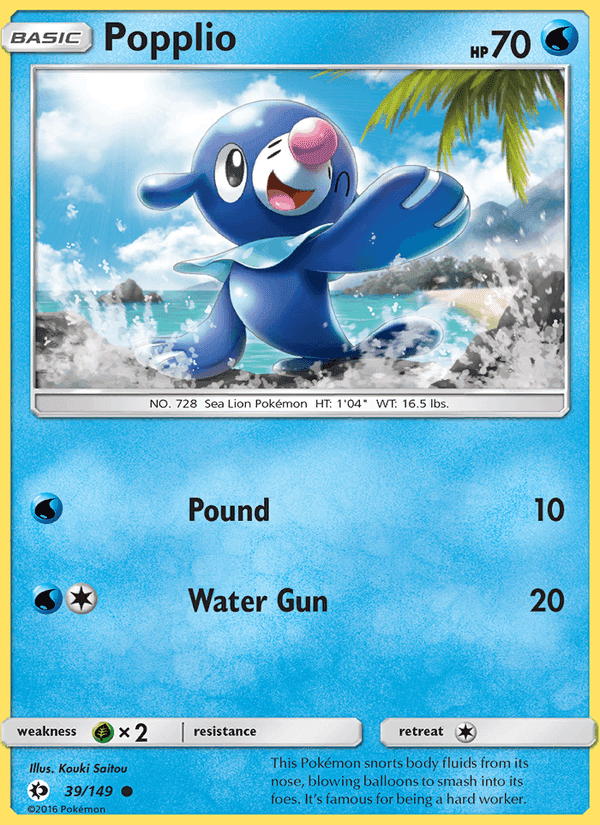 Sun & Moon の 39 番、Popplio