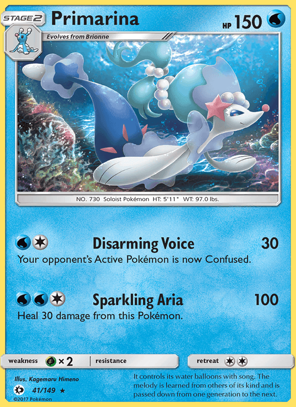 Sun & Moon の 41 番、Primarina