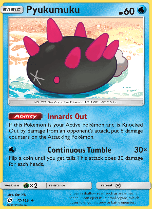 Pyukumuku, carte 47 de Sun & Moon