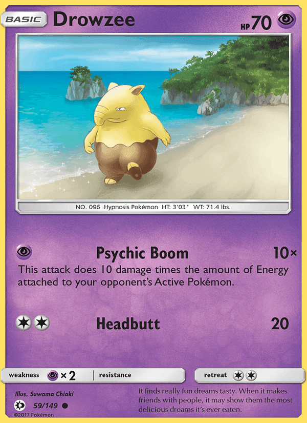 Sun & Moon の 59 番、Drowzee