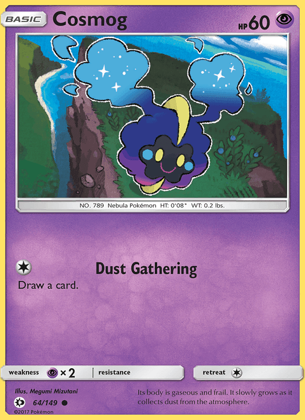Cosmog, card 64 from Sun & Moon