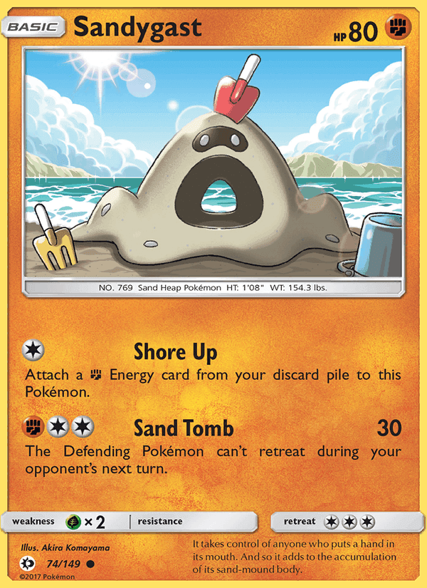 Sandygast, card 74 from Sun & Moon