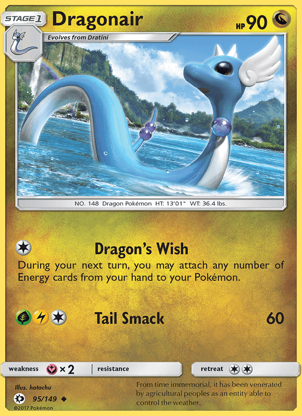 Dragonair, carta 95 de Sun & Moon