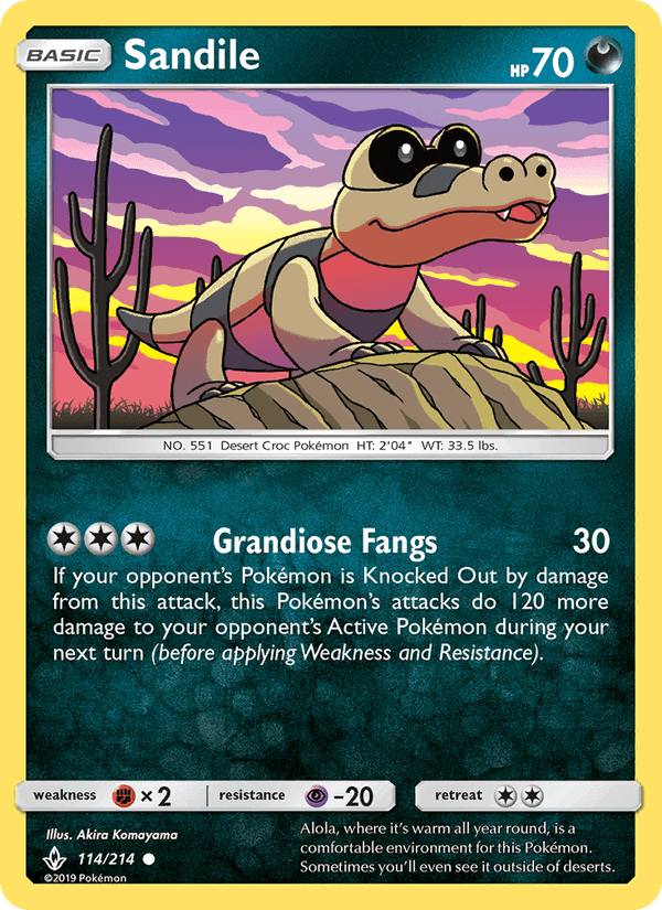 Sandile, card 114 from Unbroken Bonds
