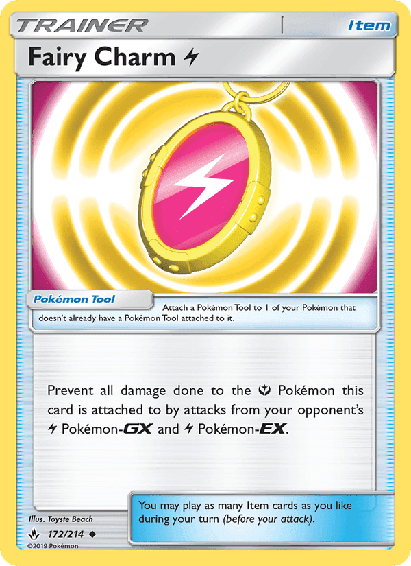 Fairy Charm Lightning, card 172 from Unbroken Bonds