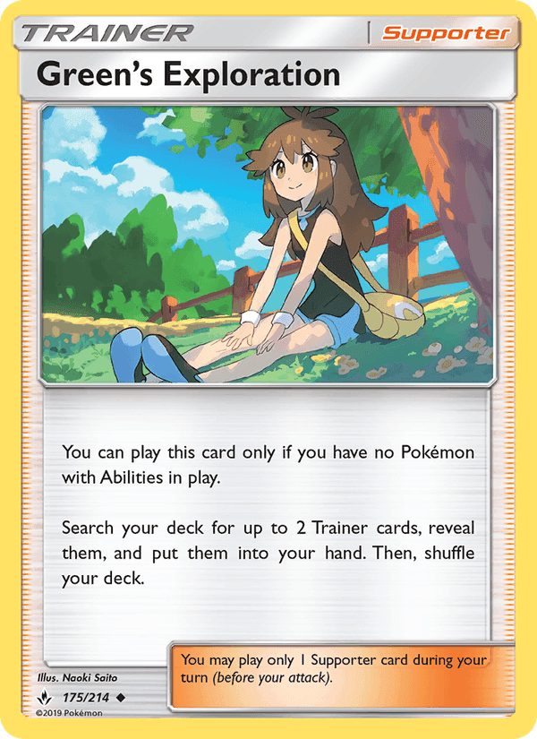 Green’s Exploration, card 175 from Unbroken Bonds