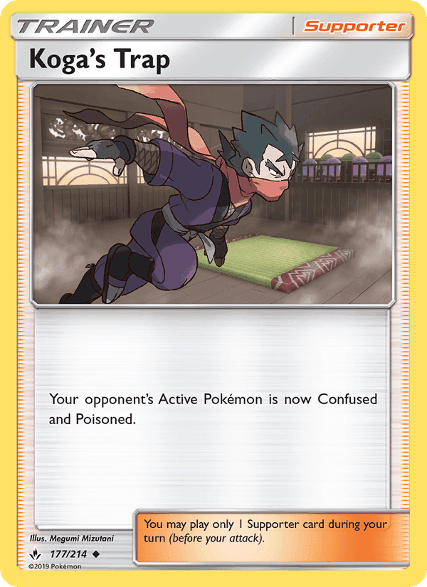 Koga’s Trap, card 177 from Unbroken Bonds