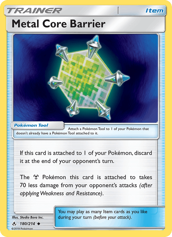Metal Core Barrier, card 180 from Unbroken Bonds