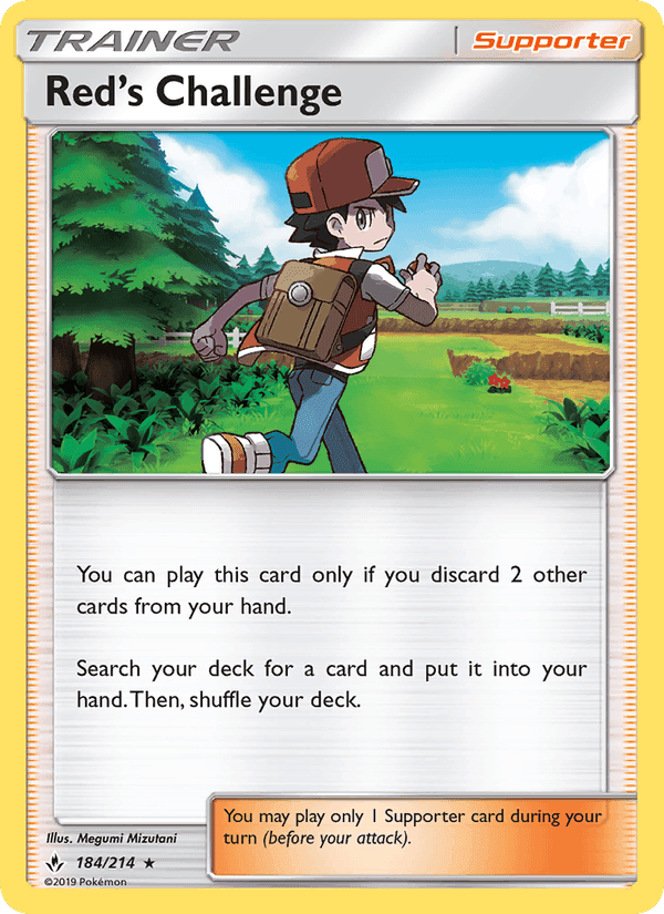 Red’s Challenge, card 184 from Unbroken Bonds