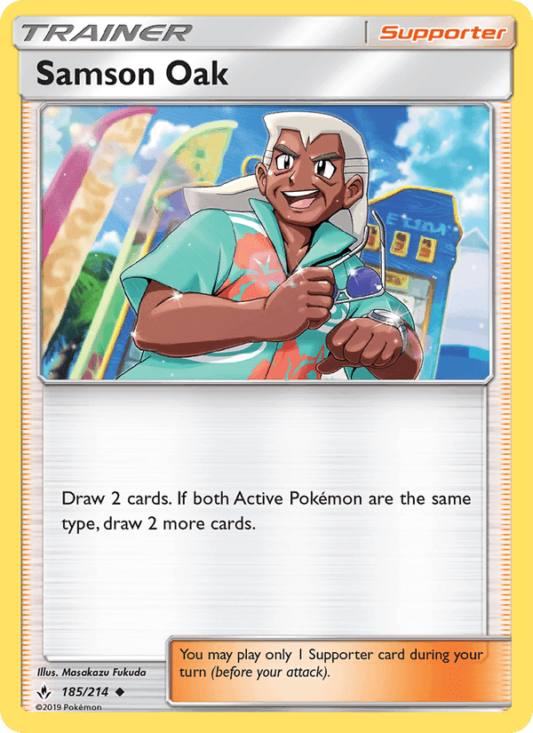 Samson Oak, card 185 from Unbroken Bonds