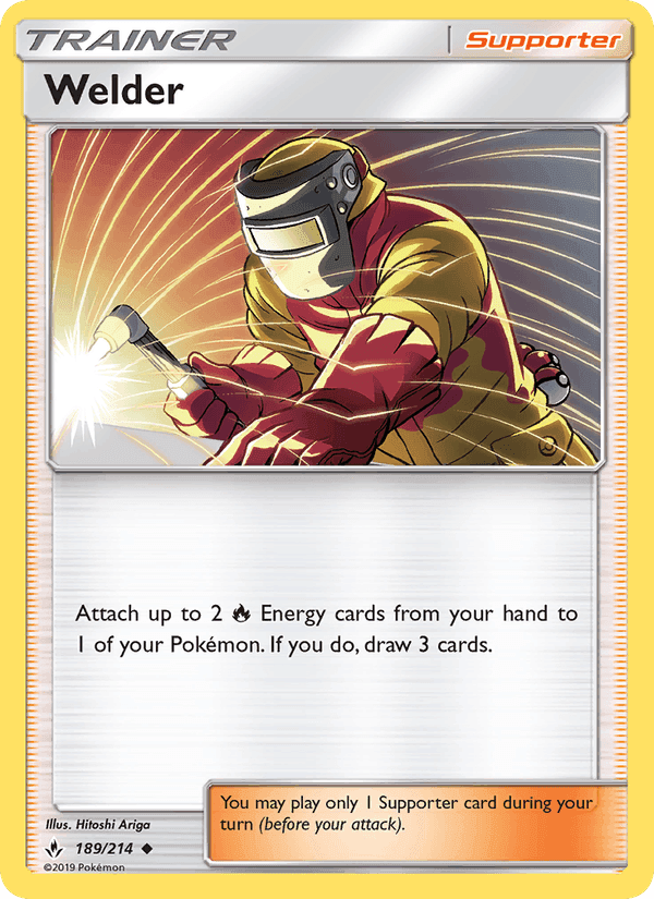 Welder, card 189 from Unbroken Bonds