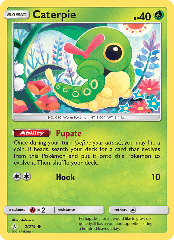ダブルブレイズ の 2 番、Caterpie