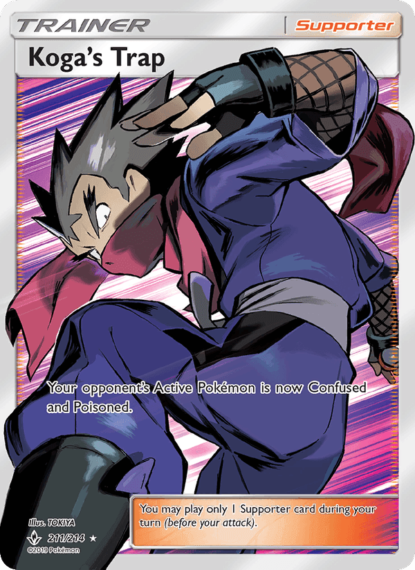 Koga’s Trap, card 211 from Unbroken Bonds