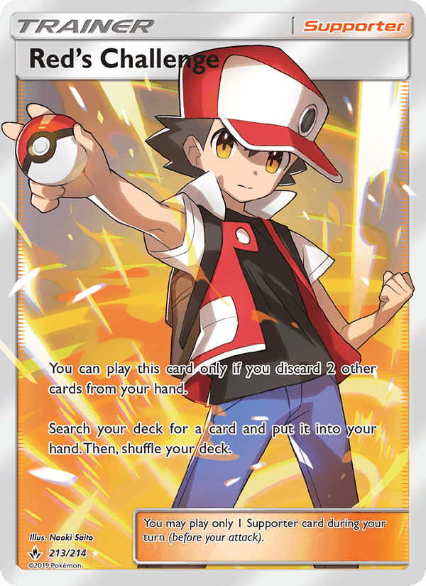 Red’s Challenge, card 213 from Unbroken Bonds
