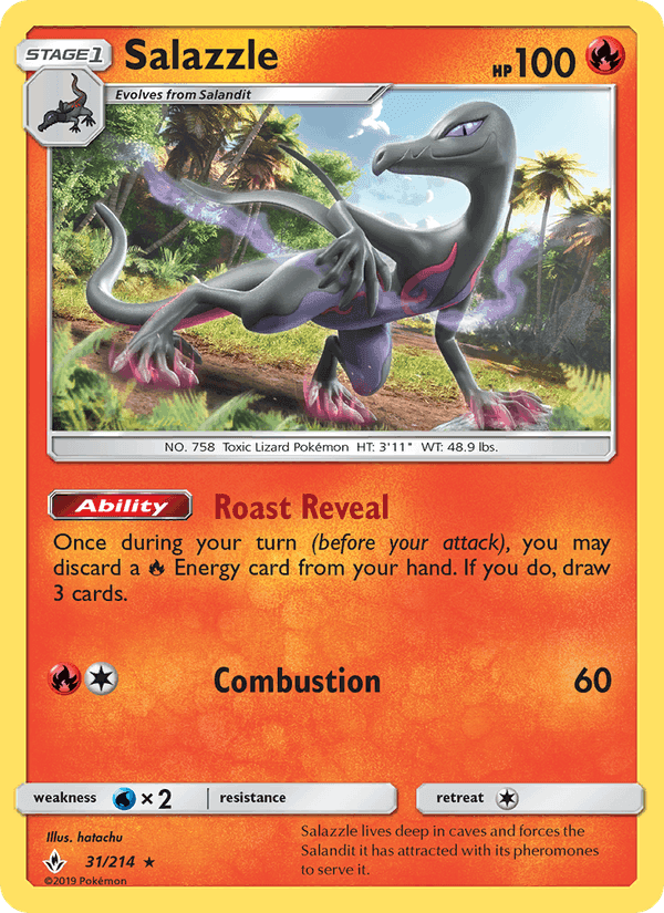 ダブルブレイズ の 31 番、Salazzle