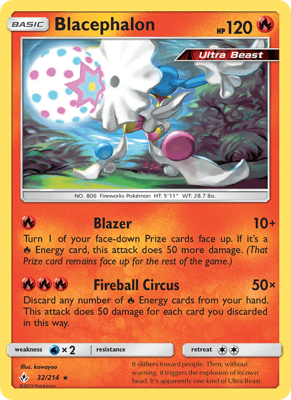 ダブルブレイズ の 32 番、Blacephalon