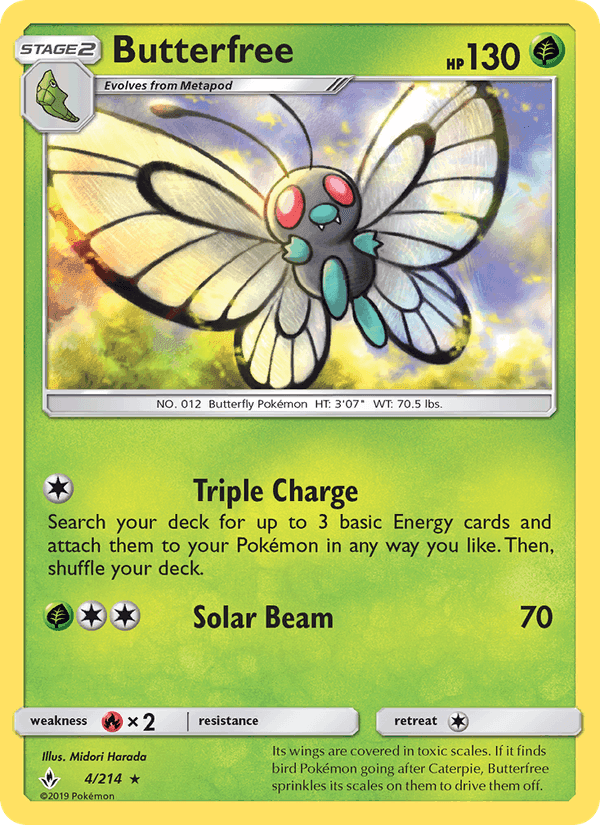 ダブルブレイズ の 4 番、Butterfree