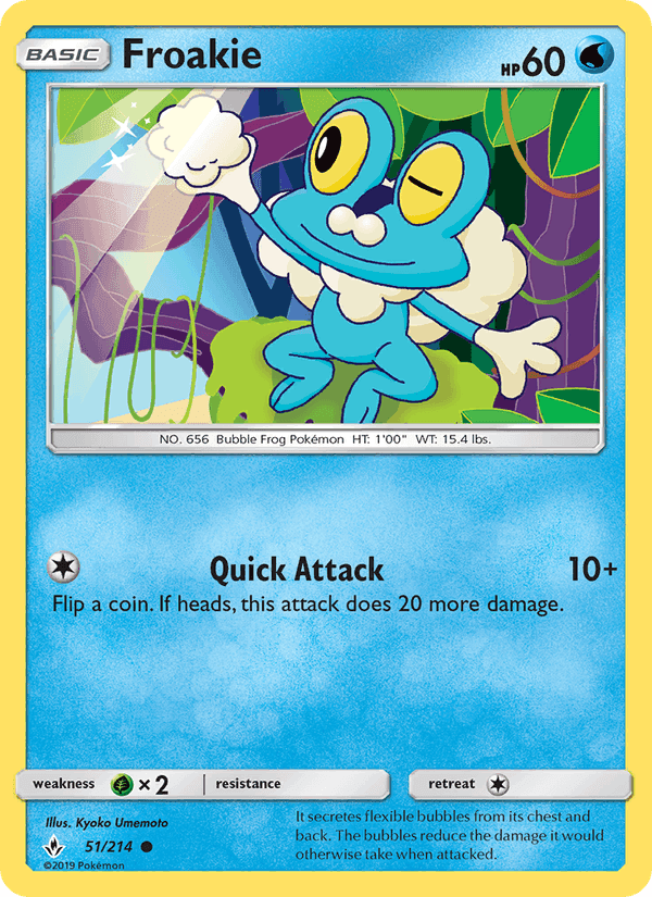 ダブルブレイズ の 51 番、Froakie