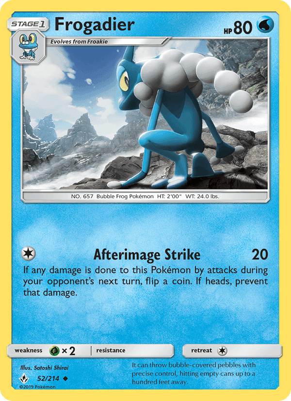 ダブルブレイズ の 52 番、Frogadier