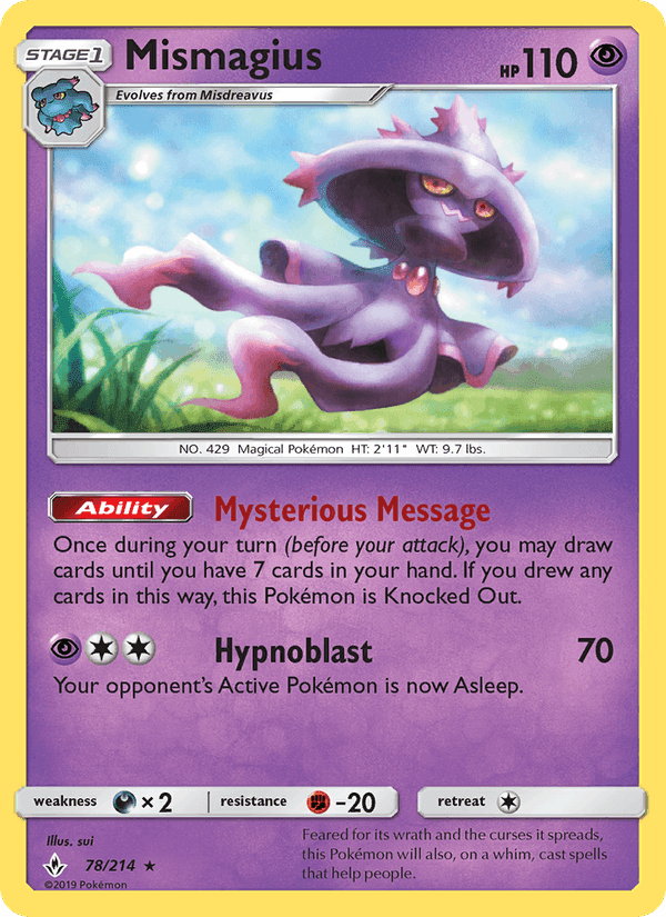 Mismagius, card 78 from Unbroken Bonds