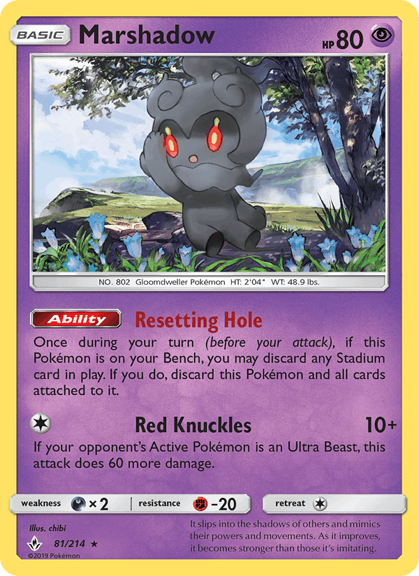 Marshadow, carta 81 di Alliance Infaillible