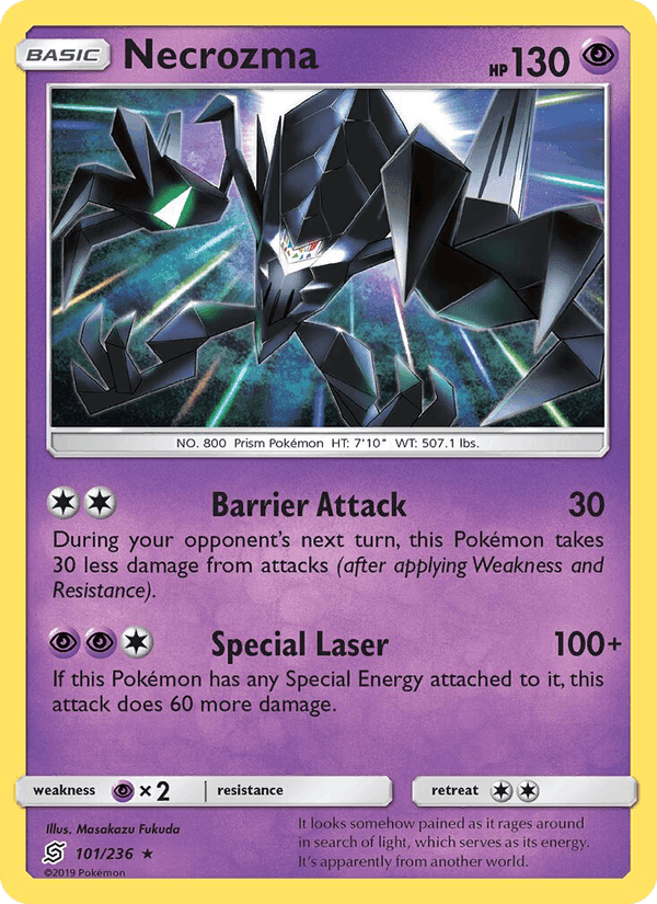 Necrozma, card 101 from Unified Minds