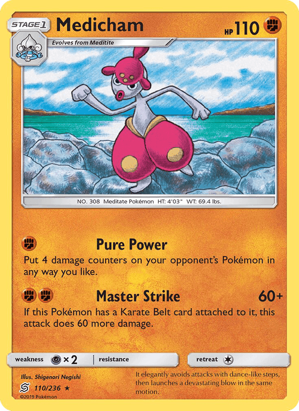 Medicham, card 110 from Unified Minds