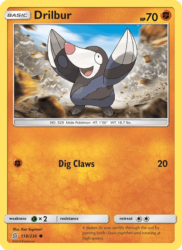 Drilbur, card 118 from Unified Minds