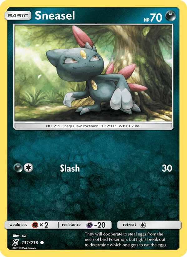 Sneasel, card 131 from Unified Minds