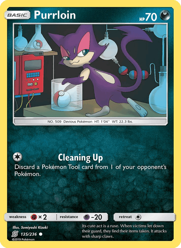 Purrloin, card 135 from Unified Minds