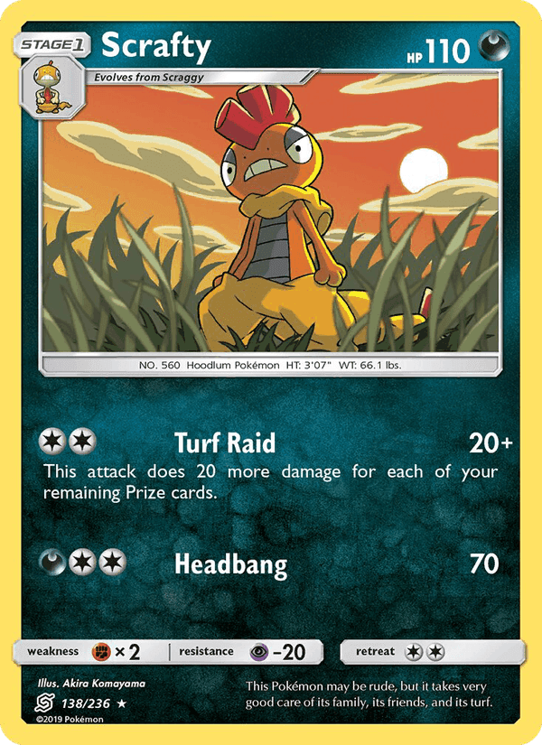 Scrafty, card 138 from Unified Minds