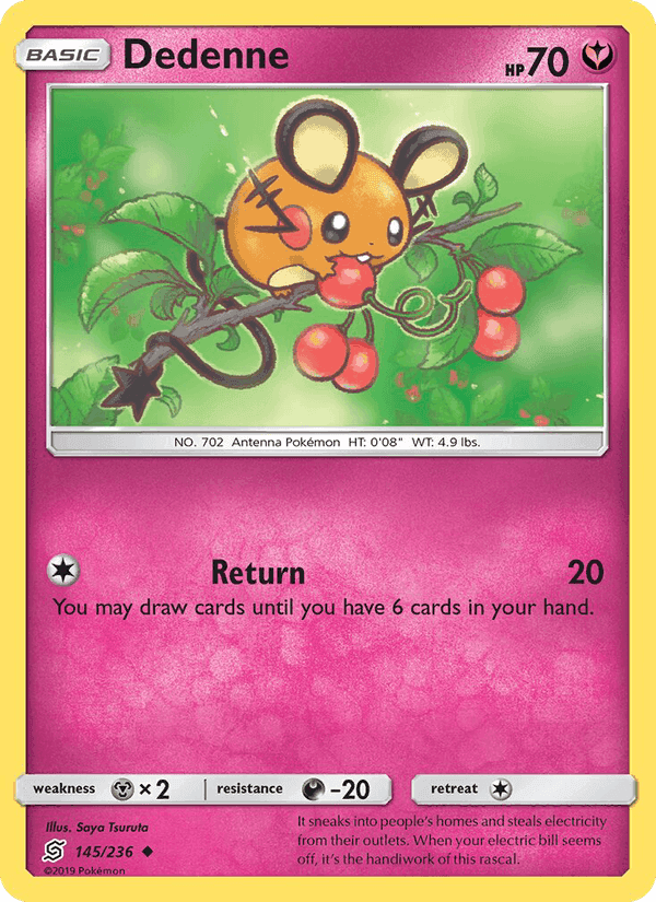 Dedenne, card 145 from Unified Minds