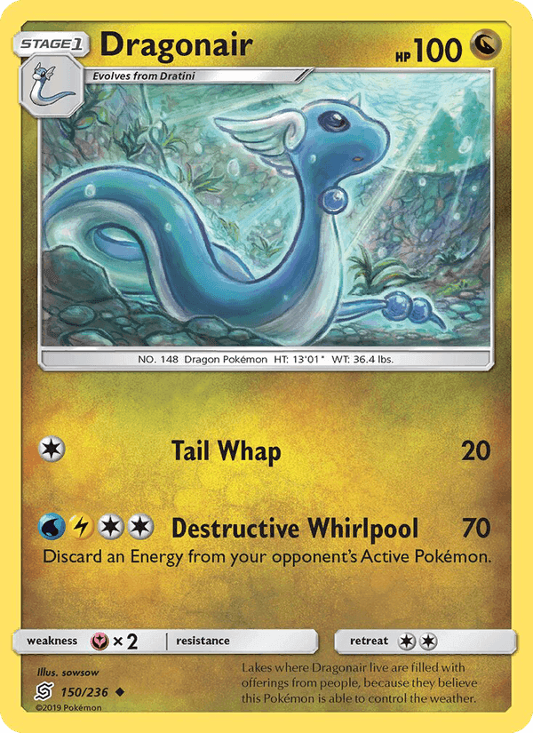 Dragonair, card 150 from Unified Minds