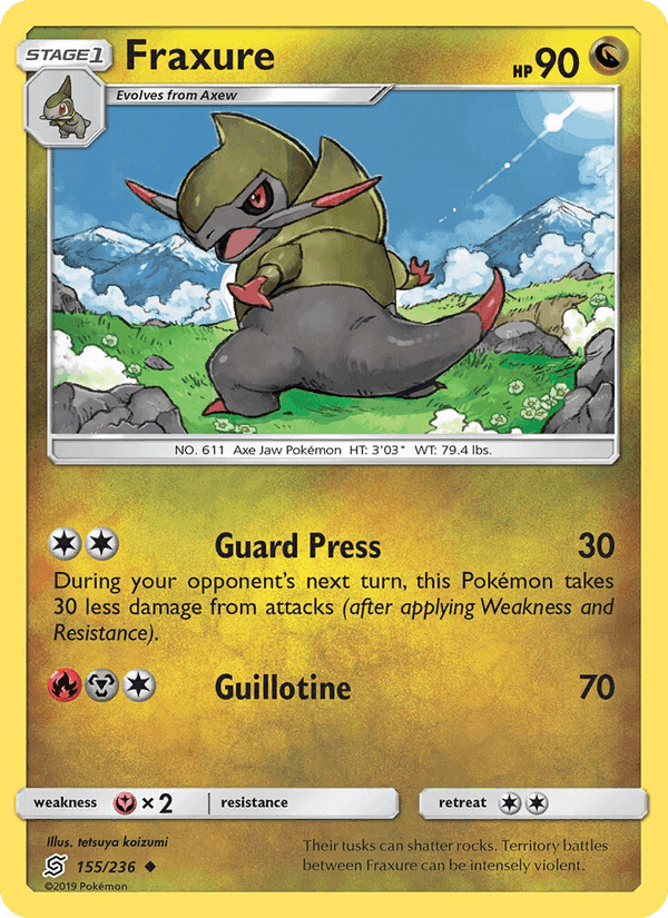 Fraxure, card 155 from Unified Minds