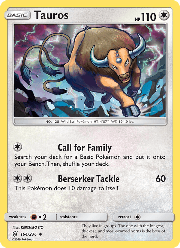 Tauros, card 164 from Unified Minds