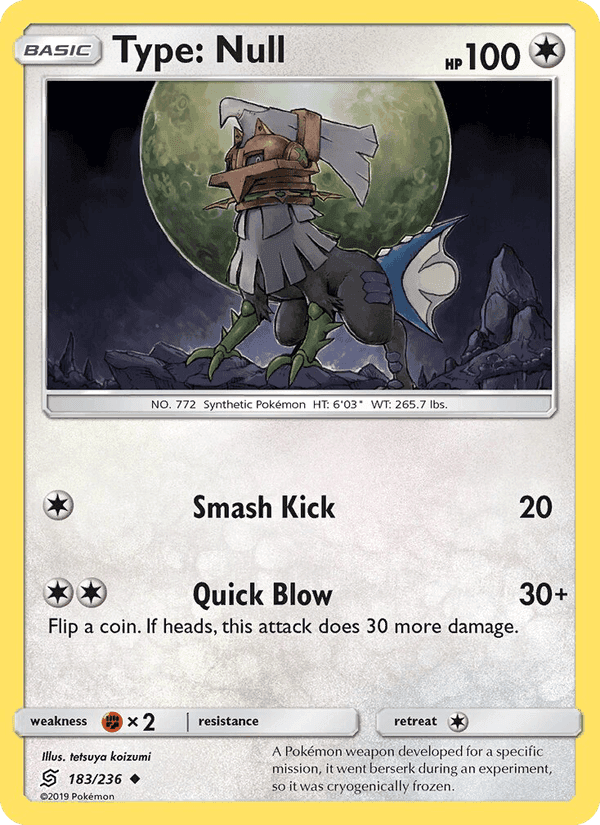 Type: Null, card 183 from Unified Minds