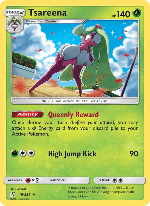 Tsareena, card 19 from Unified Minds