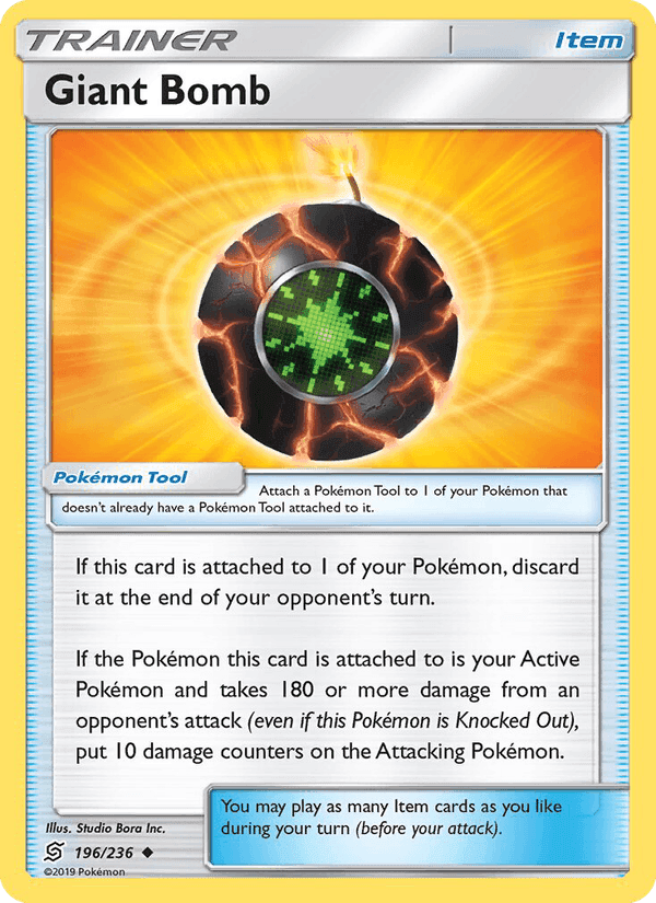 Giant Bomb, card 196 from Unified Minds
