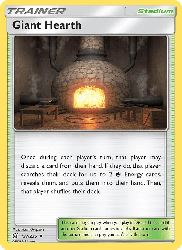 Giant Hearth, card 197 from Unified Minds