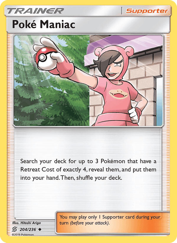 Poké Maniac, card 204 from Unified Minds