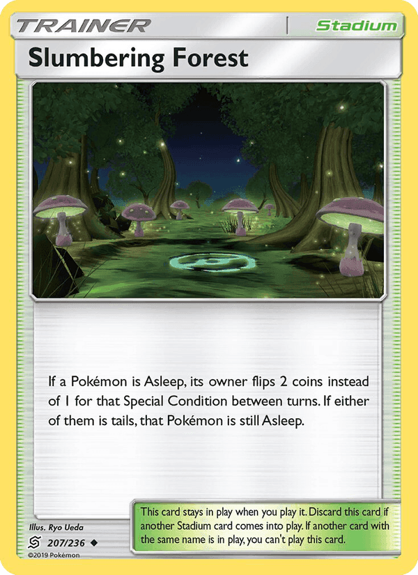 Slumbering Forest, card 207 from Unified Minds