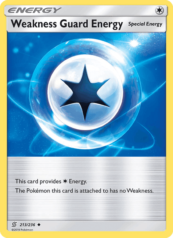 Weakness Guard Energy, card 213 from Unified Minds