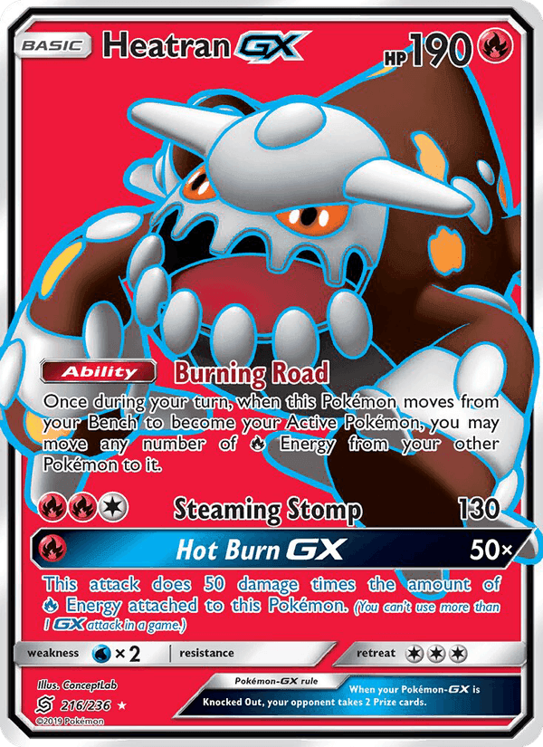 Heatran GX, card 216 from Unified Minds