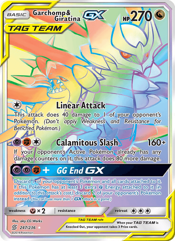 Garchomp & Giratina GX, carta 247 di Unified Minds