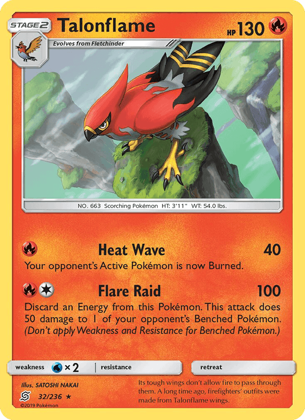 ミラクルツイン の 32 番、Talonflame