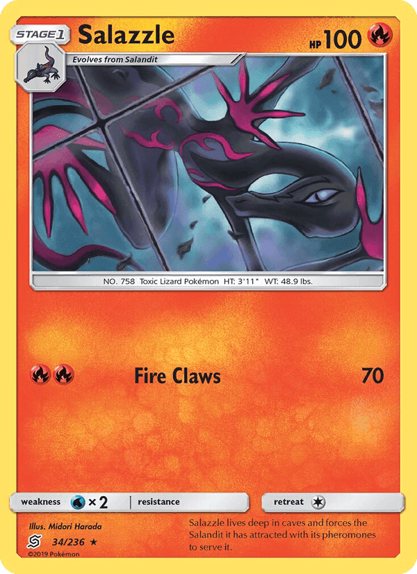 ミラクルツイン の 34 番、Salazzle