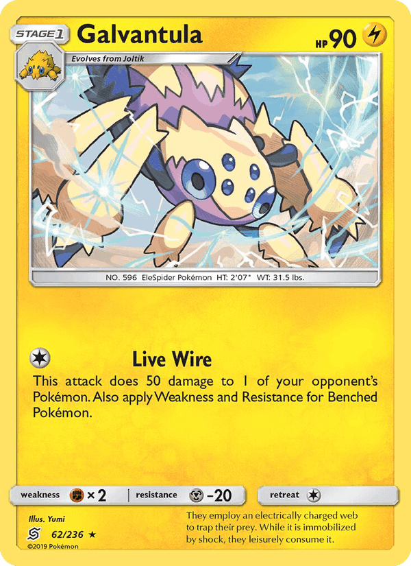 Galvantula, card 62 from Unified Minds