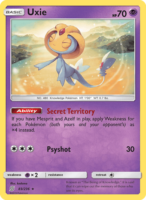 Uxie, card 83 from Unified Minds